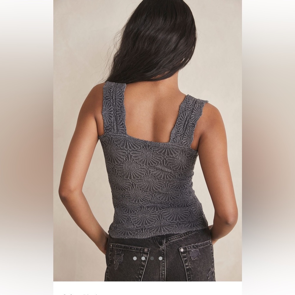 Free People- Love Letter Cami- Tangerine/orange - Picture 4 of 6